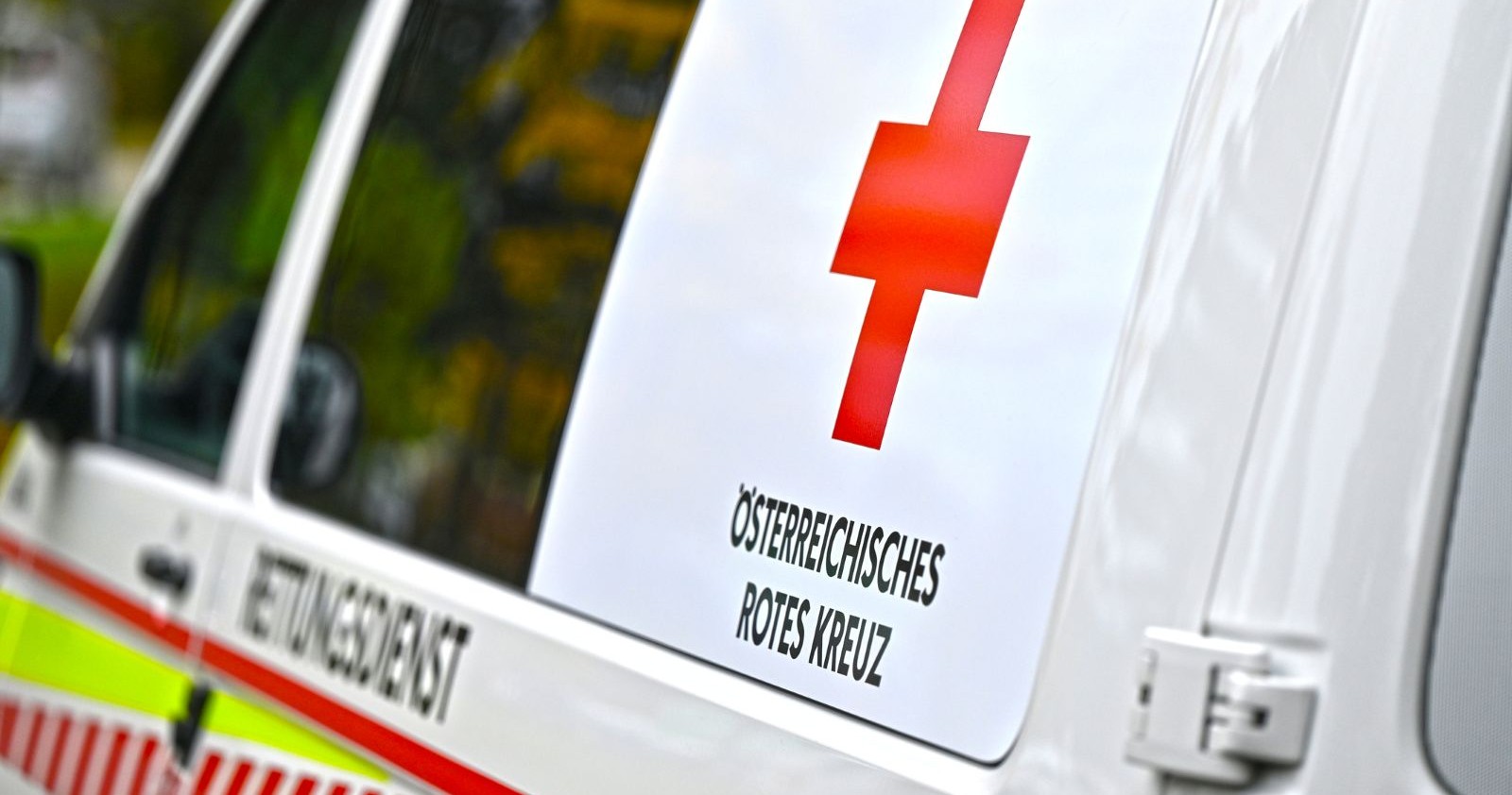 Rettungsfahrzeug aus Österreich.