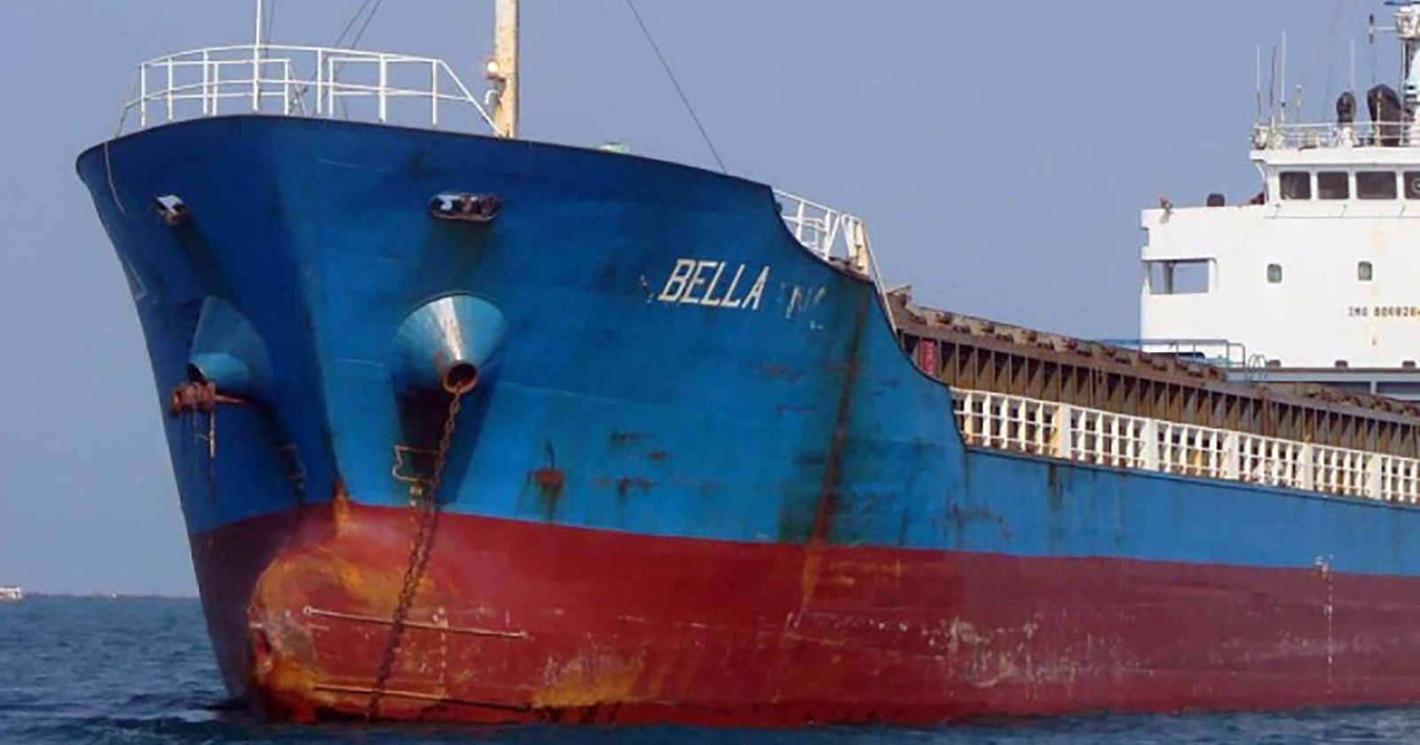 Achivbild des Öltankers Bella 1 auf hoher See