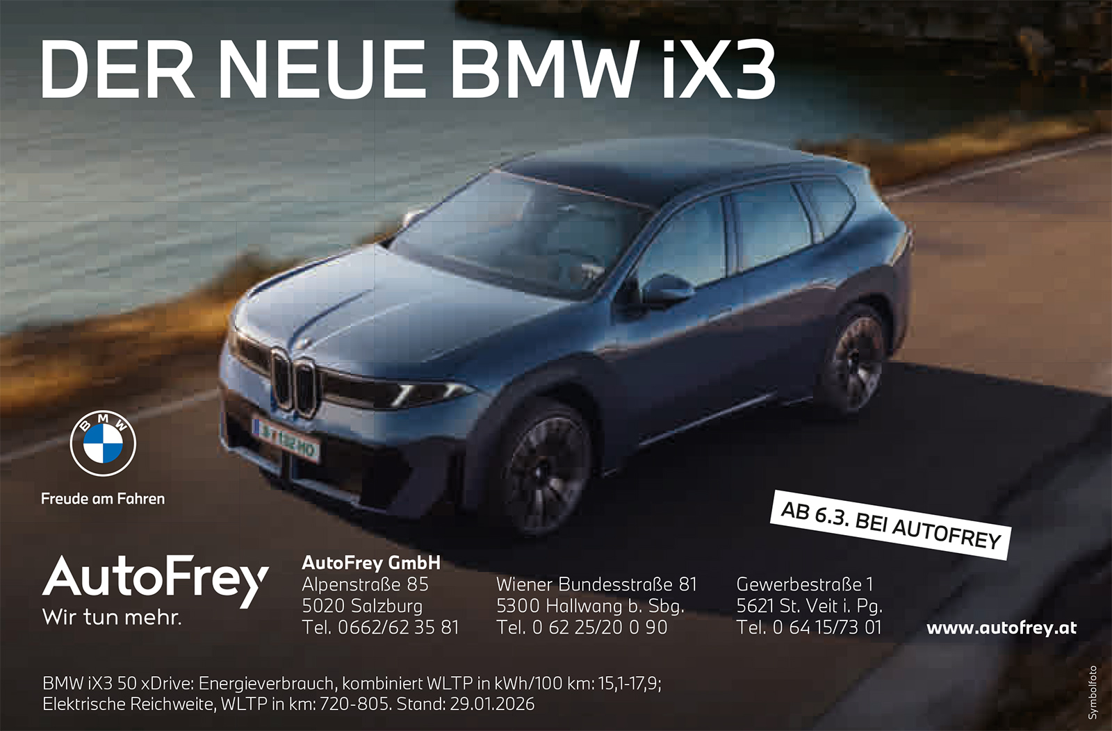 Der neue BMW ix3 | Credit: AutoFrey