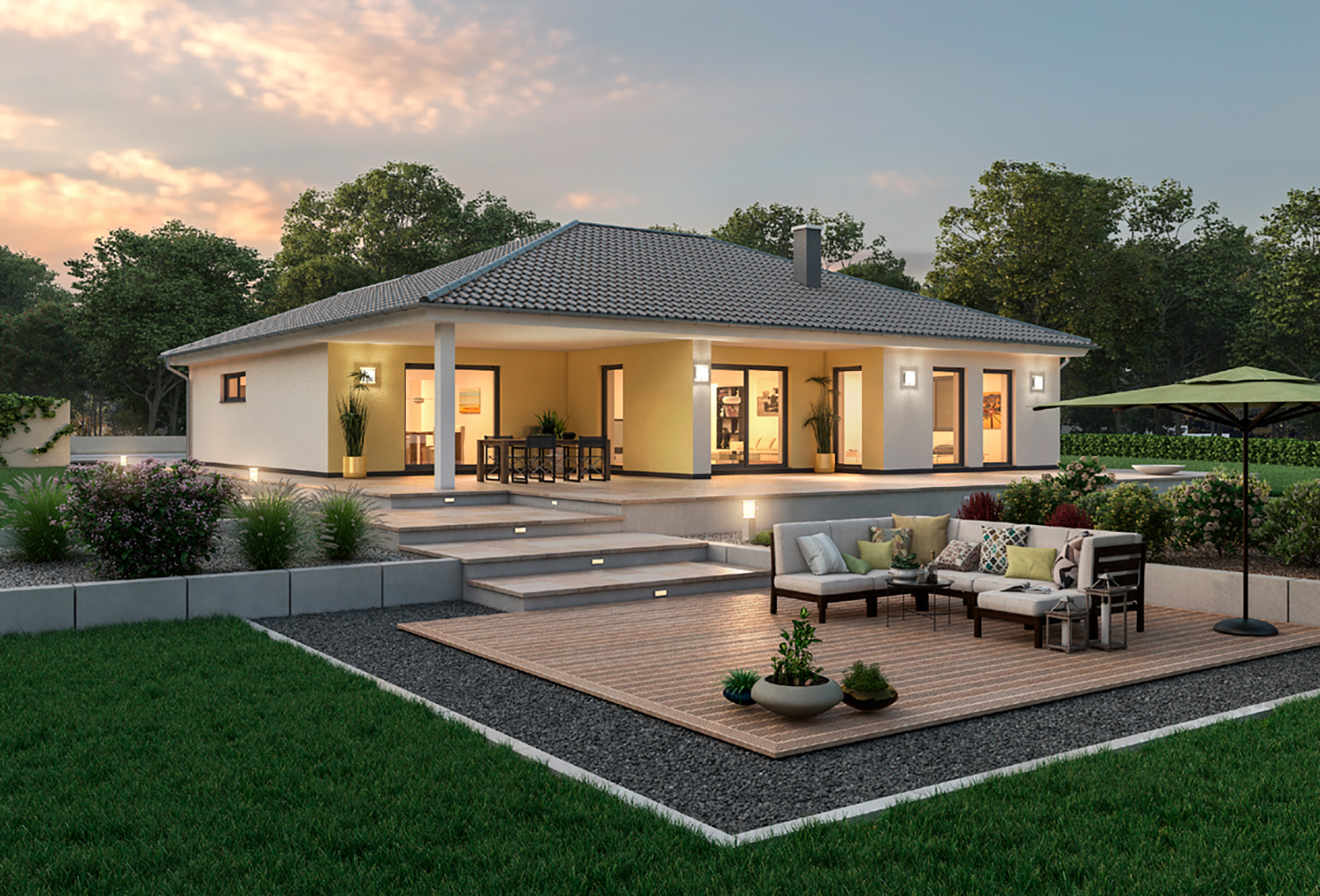 Modernes Wohnhaus | Credit: baderbau