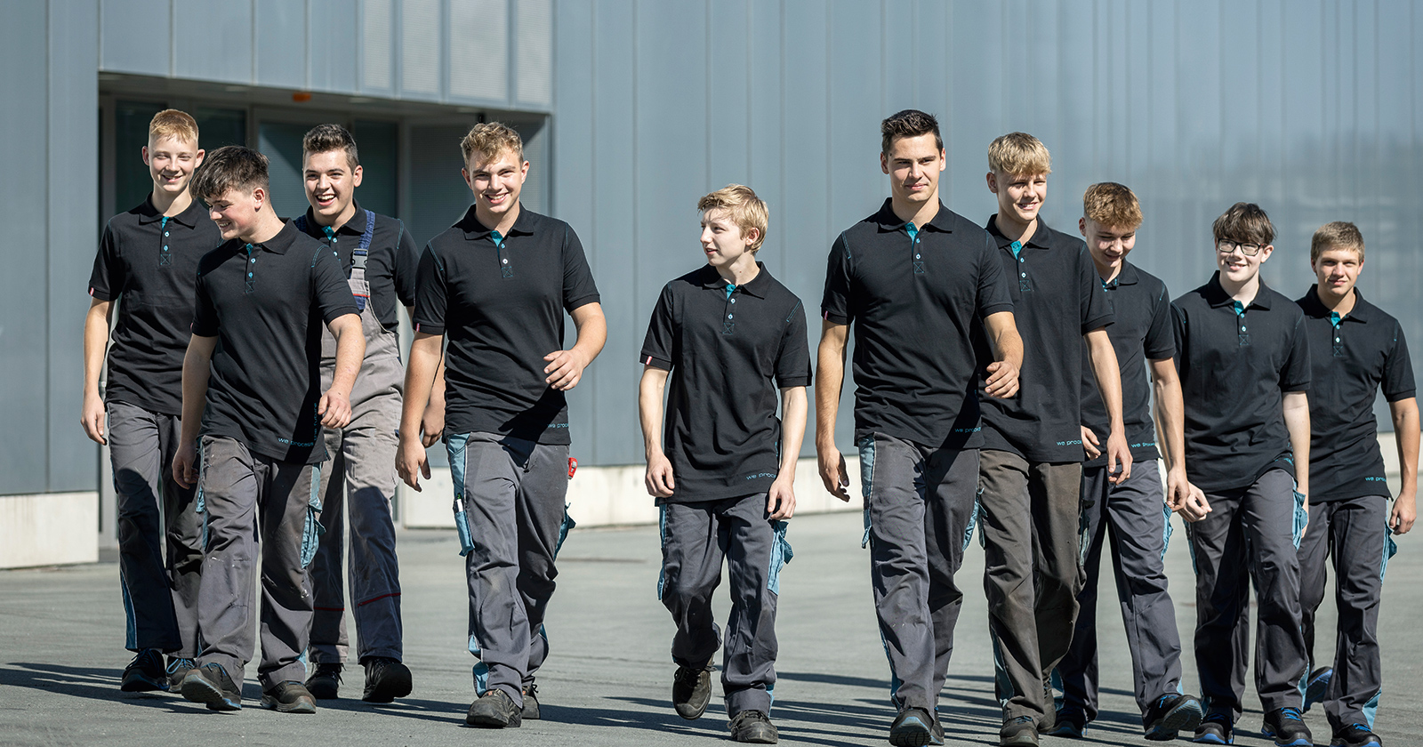 Gruppenfoto von Lehrlingen | Credit: Binder + Co