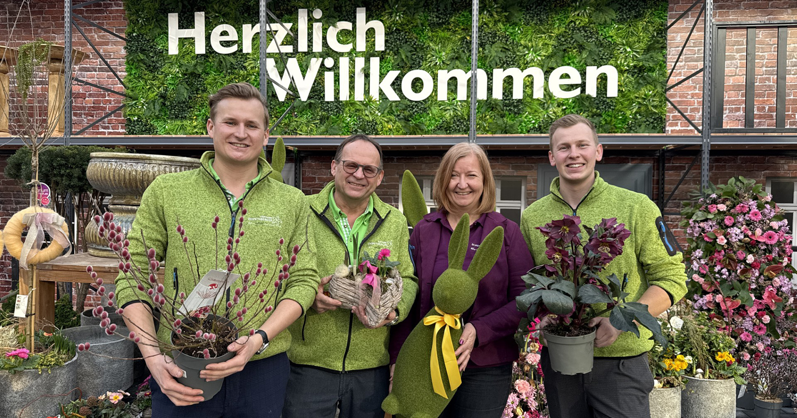 Martin, Thomas, Elke und Michael Dopetsberger | Credit: Gärtnerei Dopetsberger