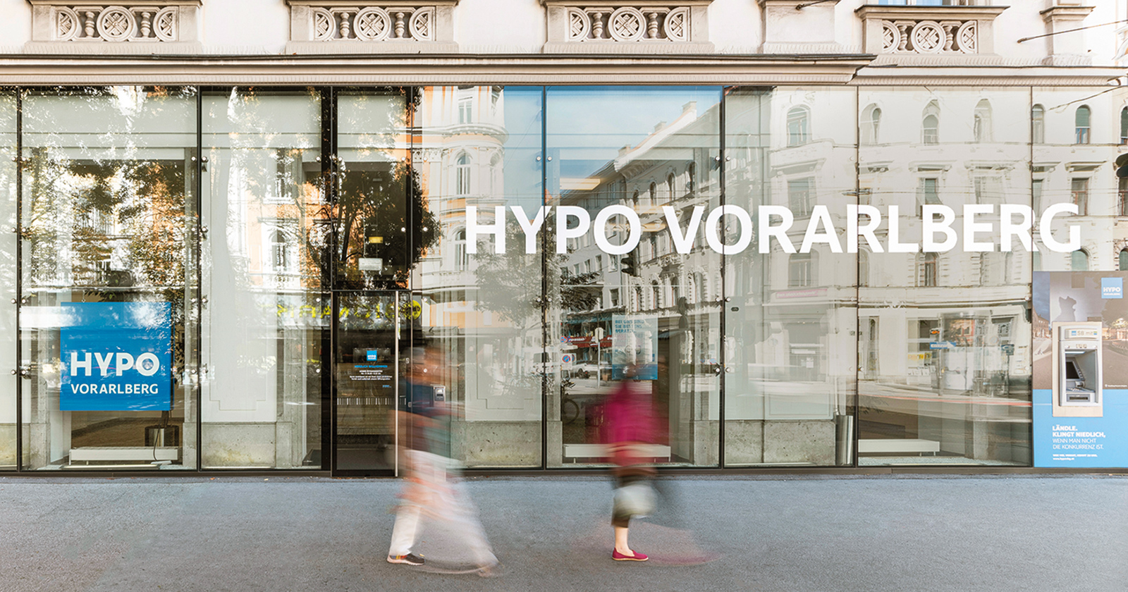 Außenansicht der Niederlassung der Bank Hypo Vorarlberg in Graz | Credit: Hypo Vorarlberg/Studio Fasching