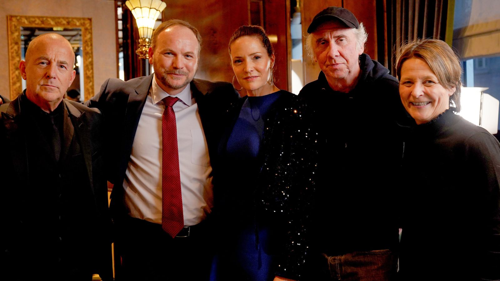 Der Cast zu "Benko - Size matters": Heino Ferch, Thomas Stipsits, Patricia Aulitzky, Regisseur Raymond Ley, Bettina Weiguny.