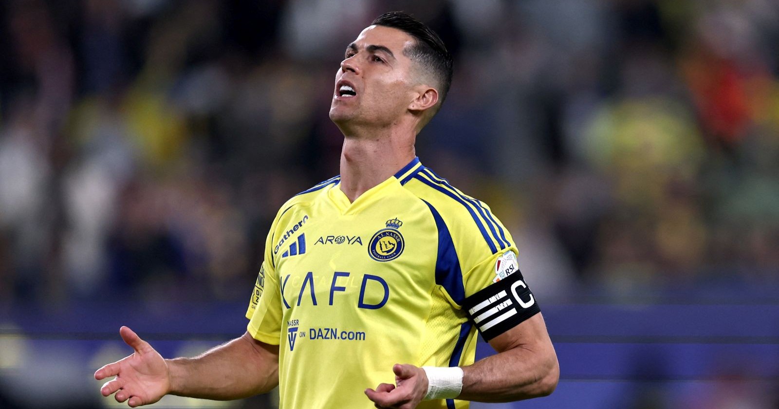 Cristiano Ronaldo auf dem Spielfeld für Al-Nassr.