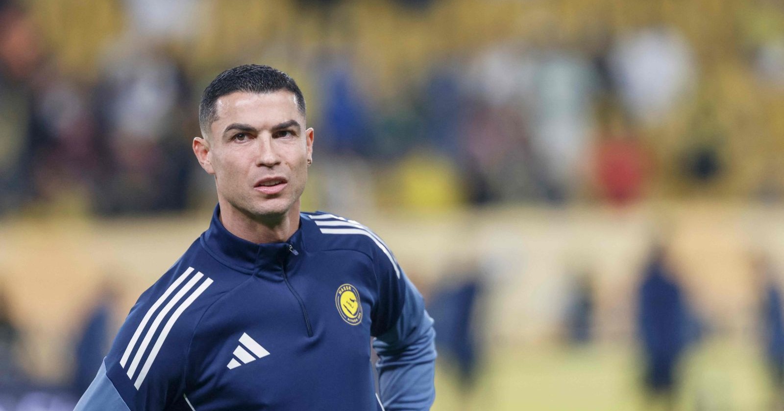 Cristiano Ronaldo im Trainingsanzug; Symbolbild zu seinem Einstieg als Miteigentümer bei UD Almería