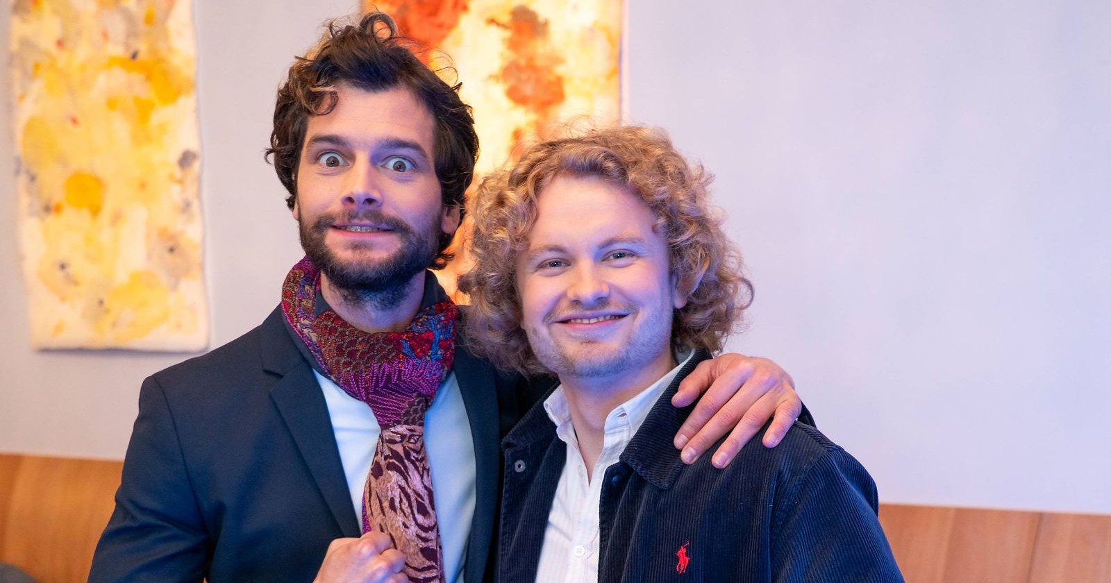 Aaron Karl und Dr.Bohl/ Aaron Karl und Dr.Bohl lächeln