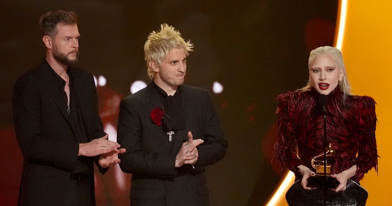 Lady Gaga während der Verleihung bei den Grammys 2026.