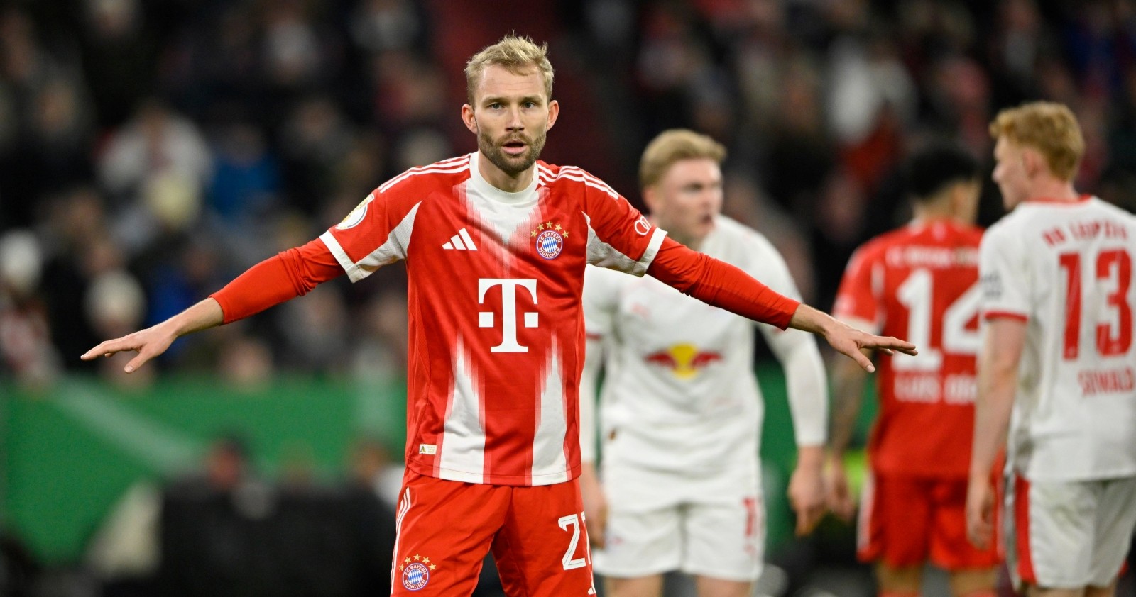 Konrad Laimer: Einsatz im DFB-Pokal vs RB Leipzig.