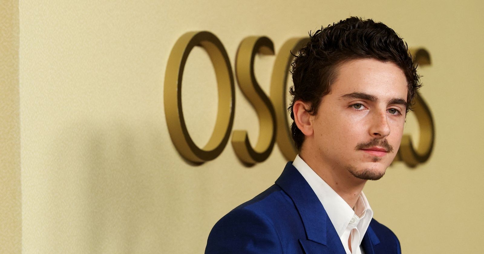 Timothée Chalamet auf dem roten Teppich.