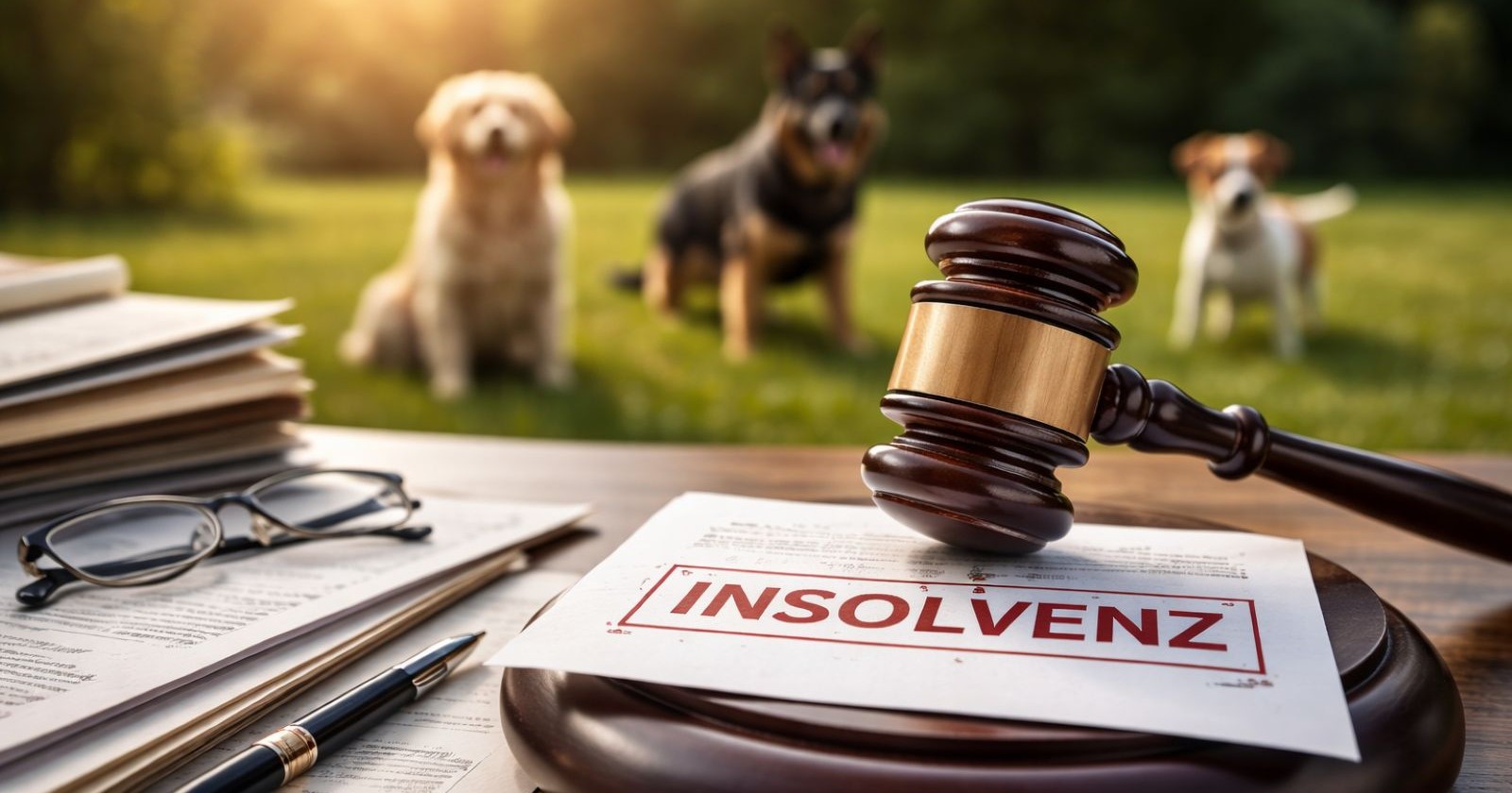 Symbolbild zur Insolvenz der Wuff’s Best &amp; Gizmo GmbH: Ein Richterhammer verdeutlicht das am Landesgericht Feldkirch eröffnete Sanierungsverfahren des Lustenauer Unternehmens