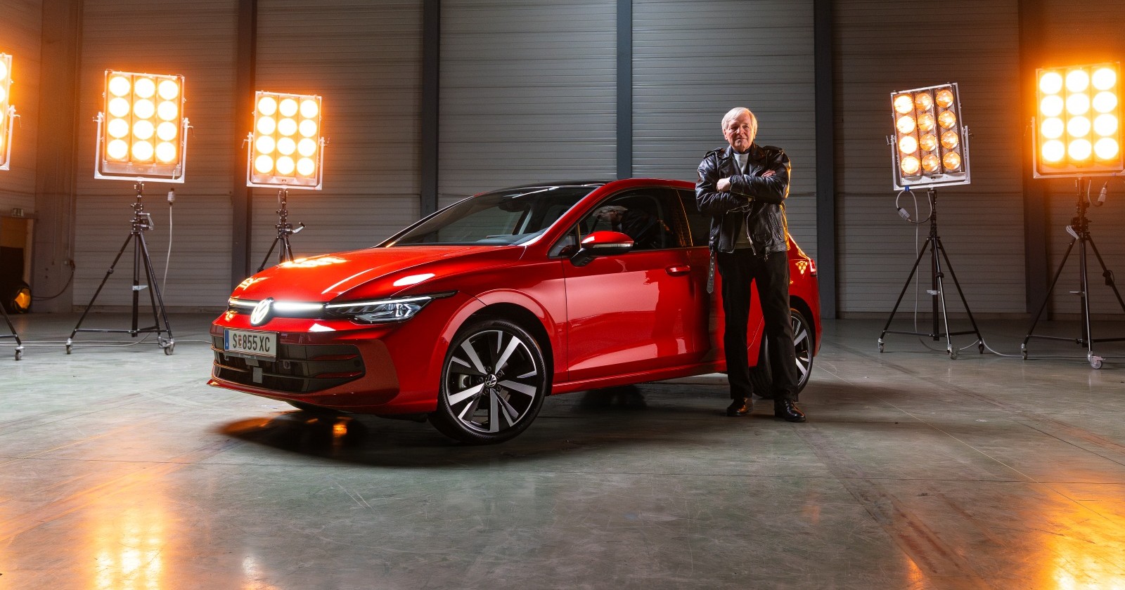 Conny de Beauclair und VW Golf