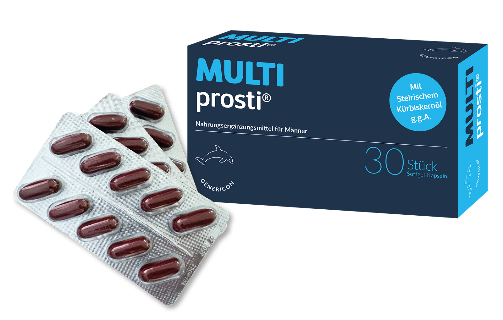 Eine Packung MULTIprosti® | Credit: Genericon Pharma Gesellschaft m.b.H.