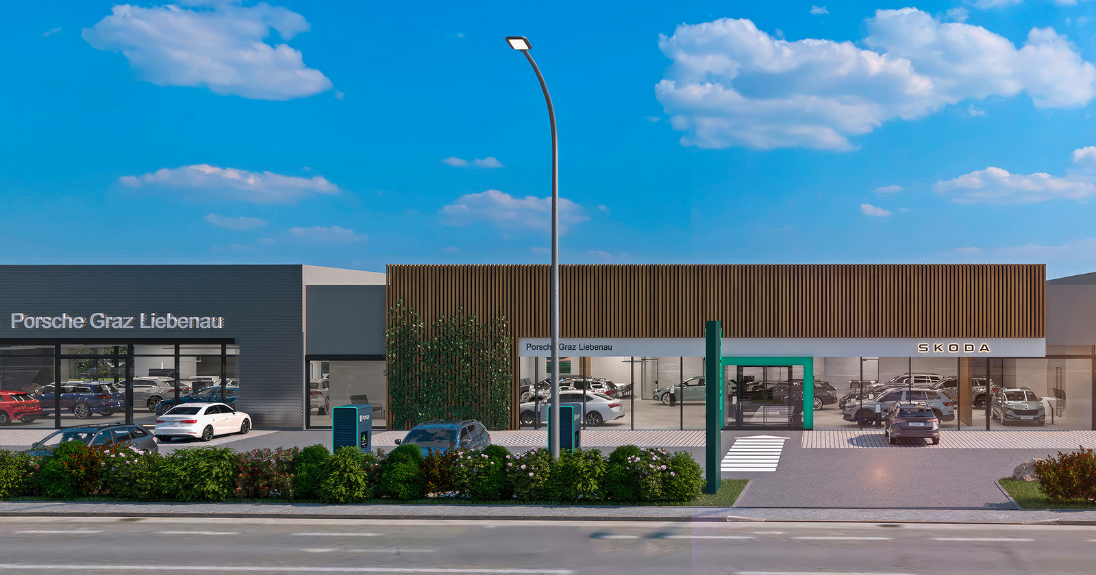 Porsche Graz-Liebenau von außen | Credit: Porsche Graz Liebenau