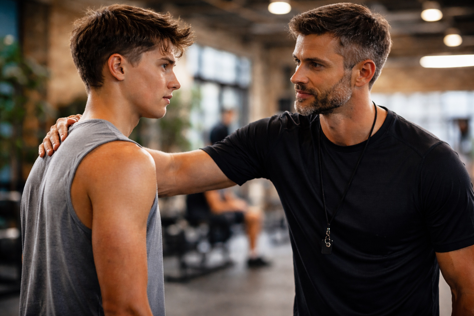 Trainer mit Sportler im Gespräch | Credit: Trainingday