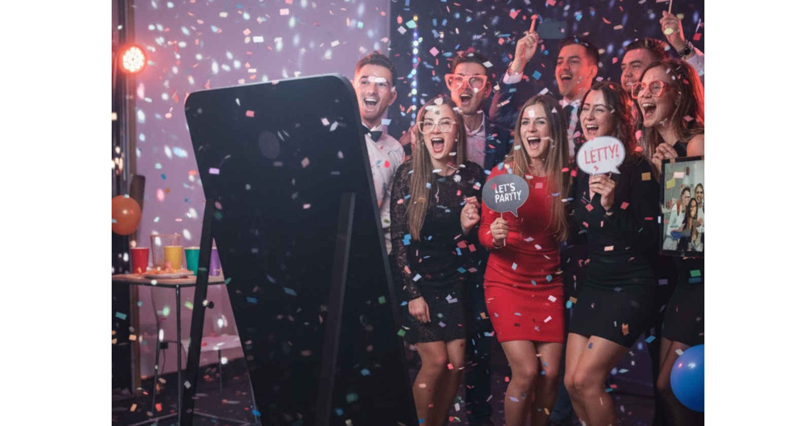 Menschen feiern eine Party