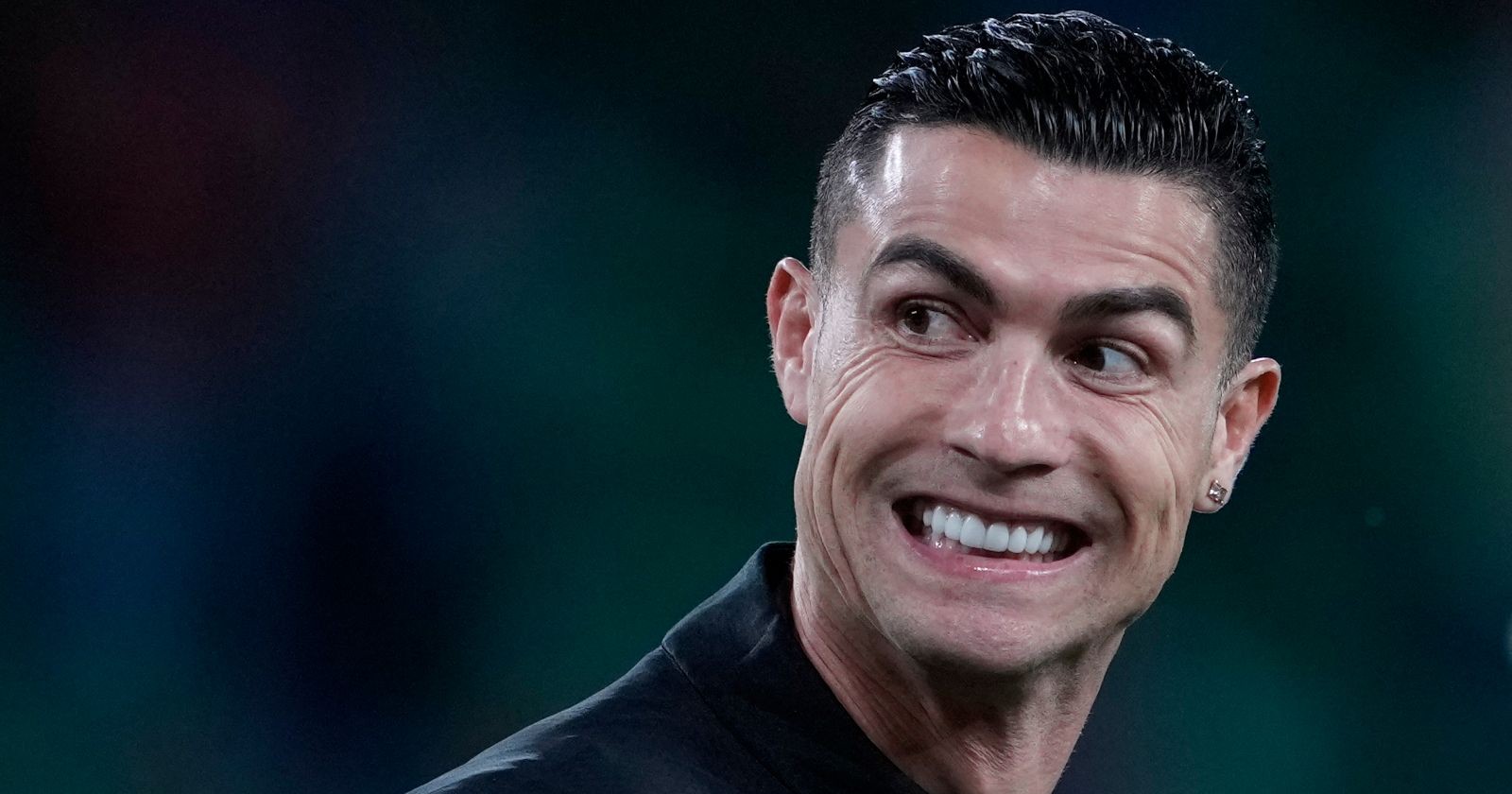 Cristiano Ronaldo während eines Spiels der portugiesischen Nationalmannschaft.