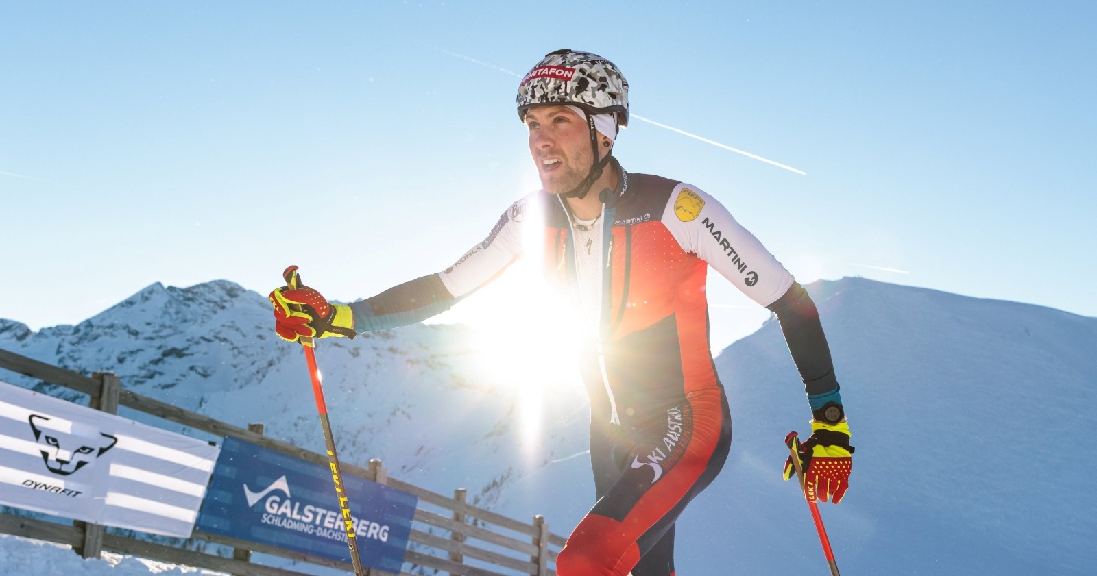 Daniel Zugg bei einem Skibergsteiger-Wettkampf.