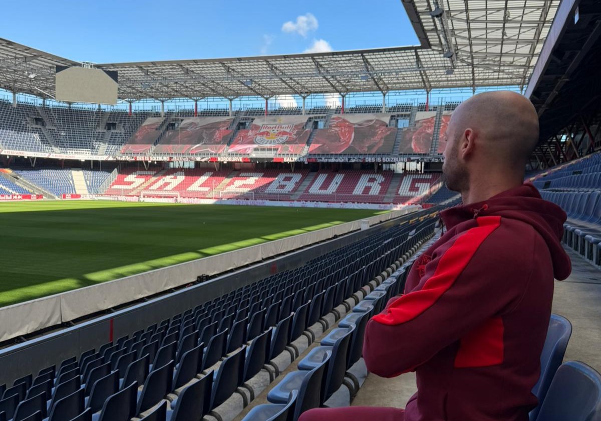 Dusan Pavlovic in der Red Bull Arena in Salzburg.