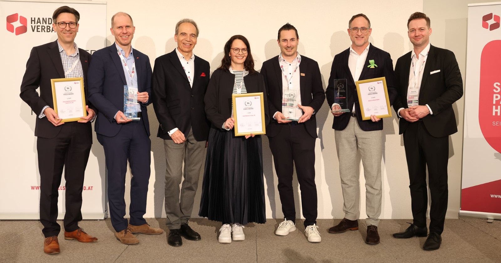 Preisträger des FMCG-Award 2026 mit den Initiatoren