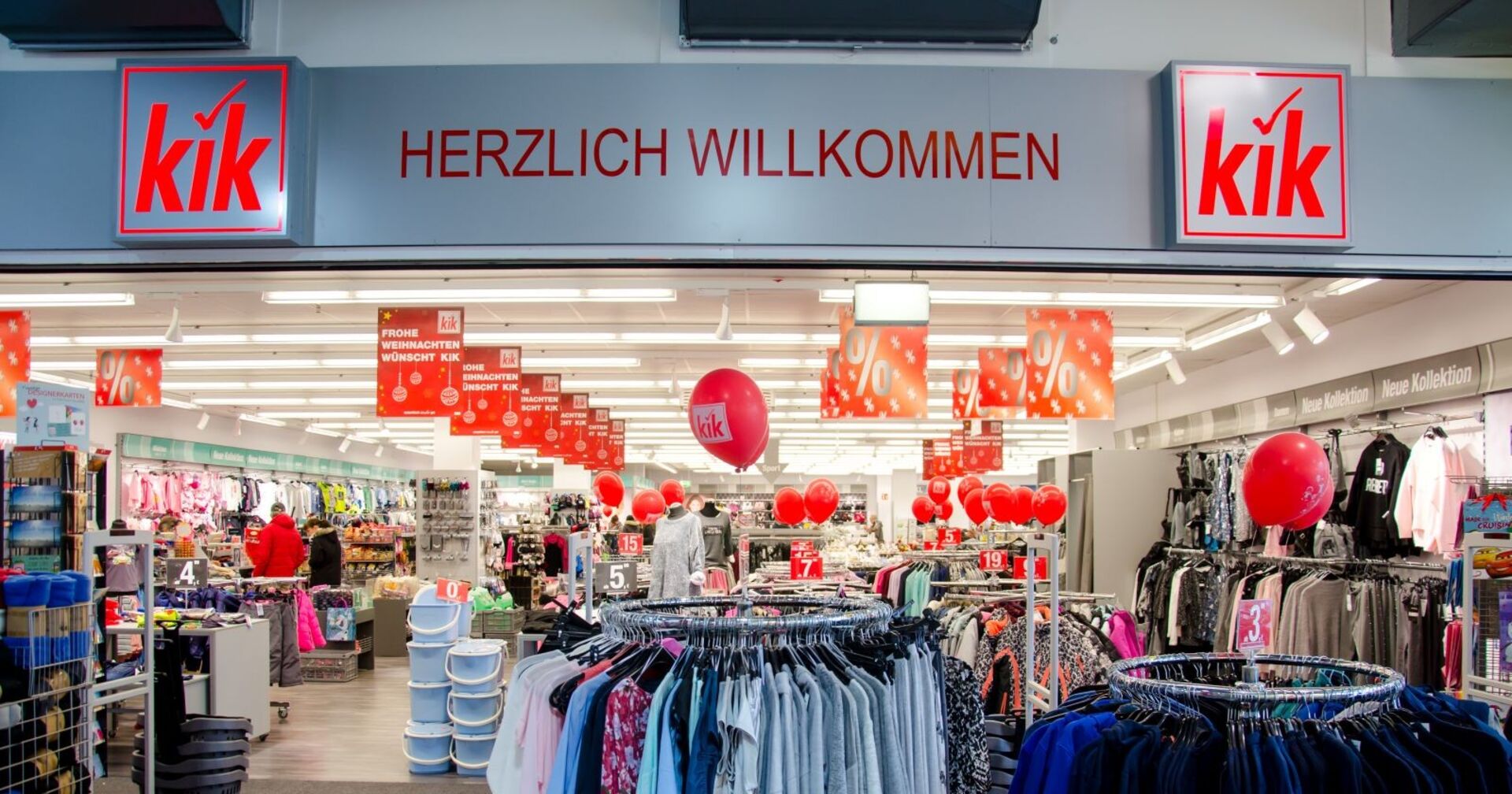 KiK ist ein deutscher Textil-Discounter.