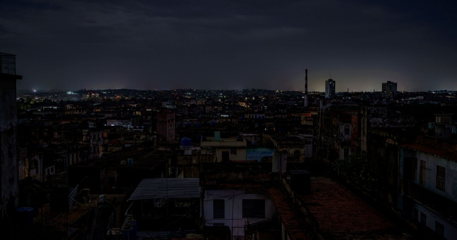 Kuba aktuell: Dunkle Skyline von Havanna nach landesweitem Stromausfall