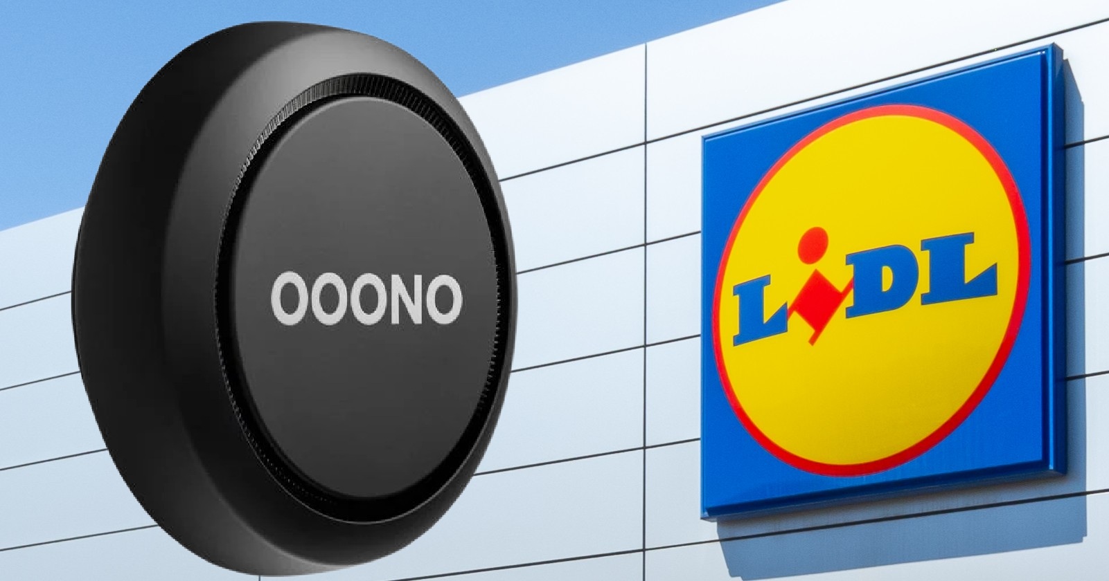 Ooono Co-Driver Verkehrswarner neben Lidl Logo – aktuelles Lidl Angebot für Autofahrer