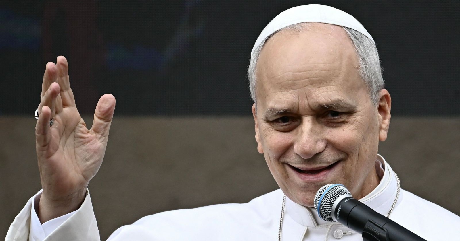 Papst Leo XIV. bei einer Ansprache im Vatikan – der Papst lebt jetzt in seiner neuen Wohnung im Apostolischen Palast.