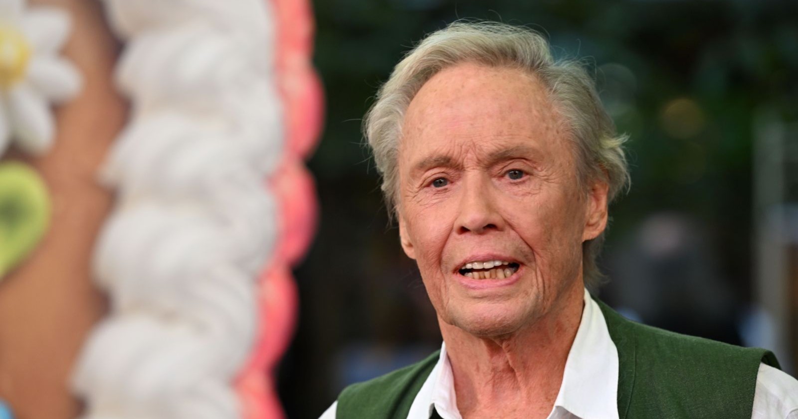 Peter Kraus steht bei einem öffentlichen Auftritt.