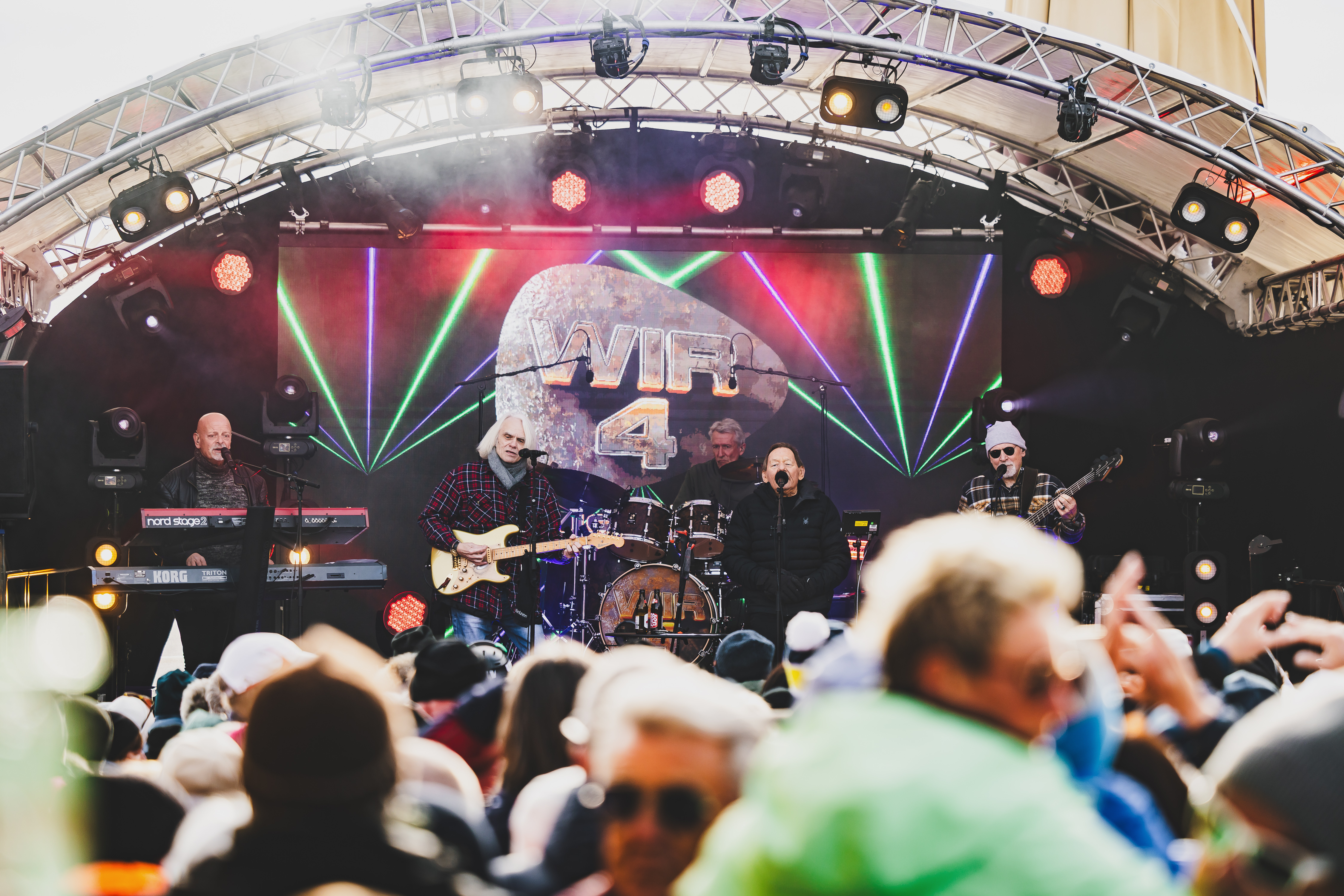 Jubiläumskonzert 50 Jahre "Schifoan" auf der Schmittenhöhe in Zell am See.