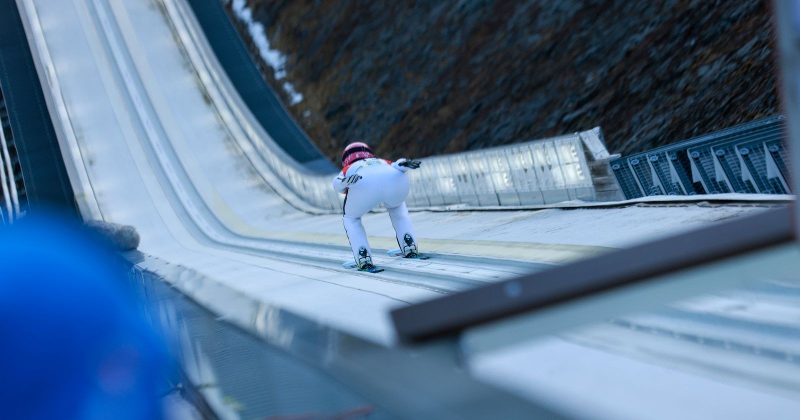 Die Skiflugschanze in Vikersund, auf der Andrea Campregher einen schweren Sturz erlitt.