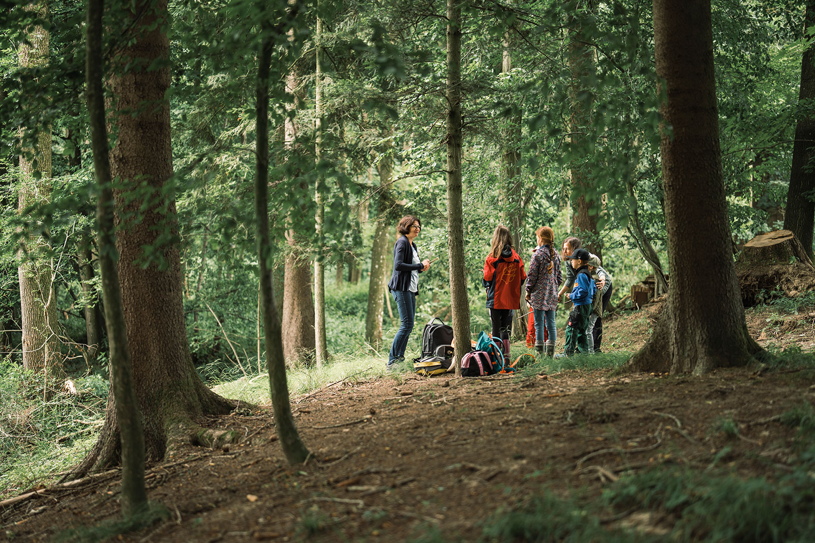 Führung durch den Wald | Credit: Robert Maybach