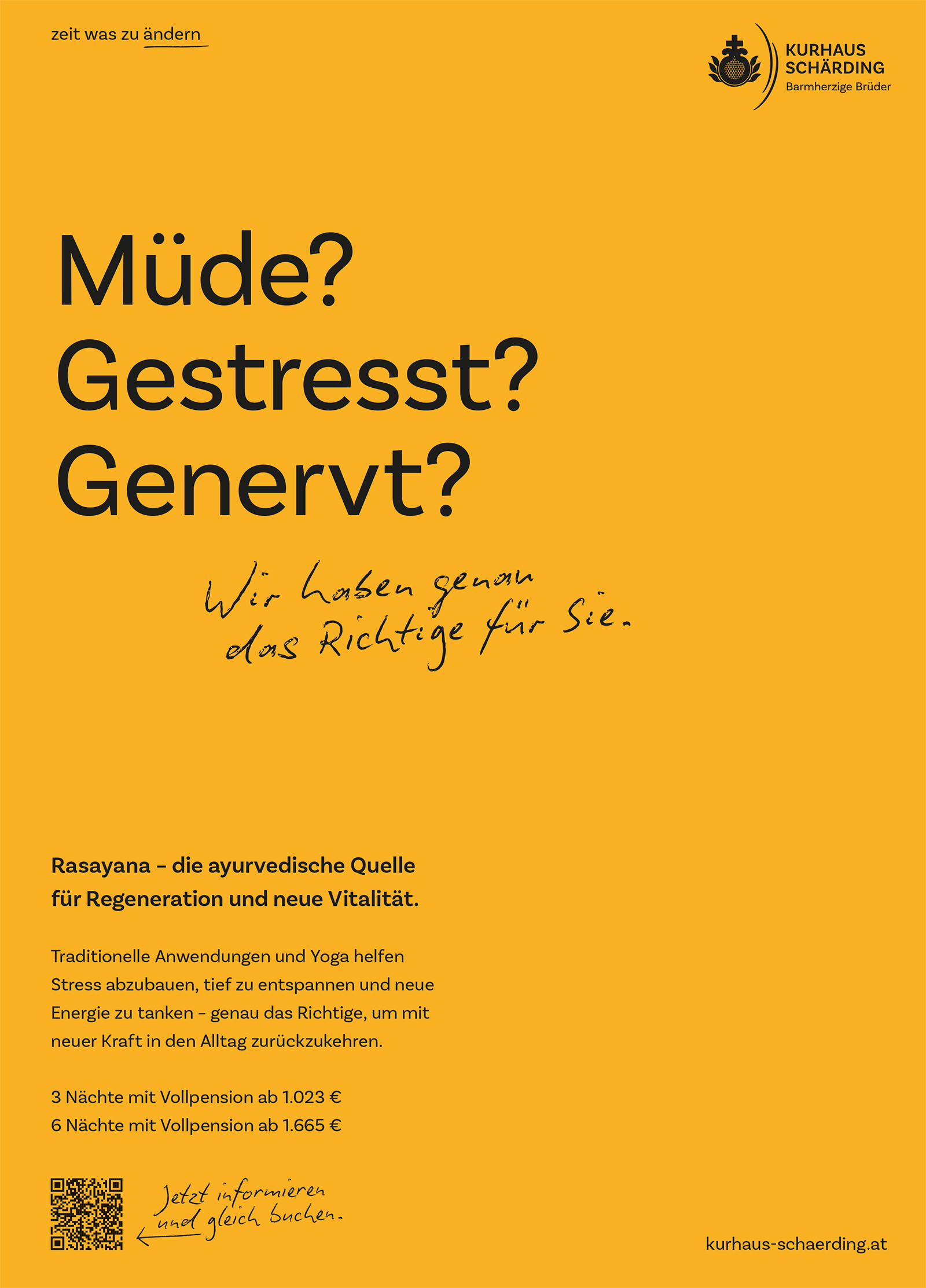 Plakat zum Kurhaus Schärding | Credit: Kurhaus Schärding