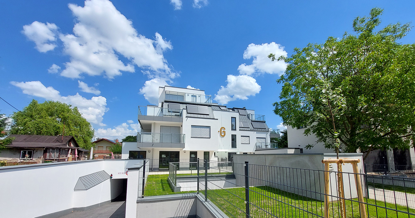 Neues Wohnhaus von außen | Credit: Glorit Bausysteme