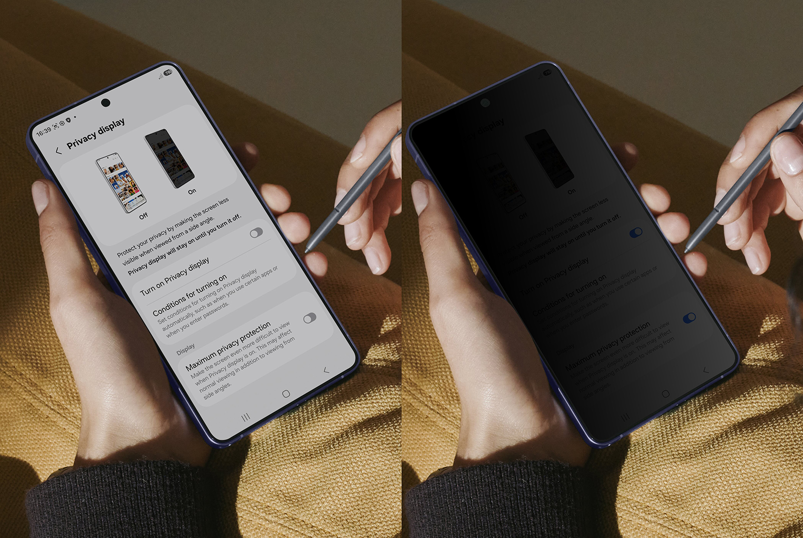 Mann mit Smartphone in der Hand | Credit: Samsung