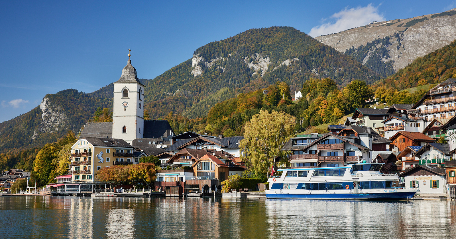 Schiff am Wolfgangsee | Credit: Salzburg AG Tourismus/Helge Kirchberger