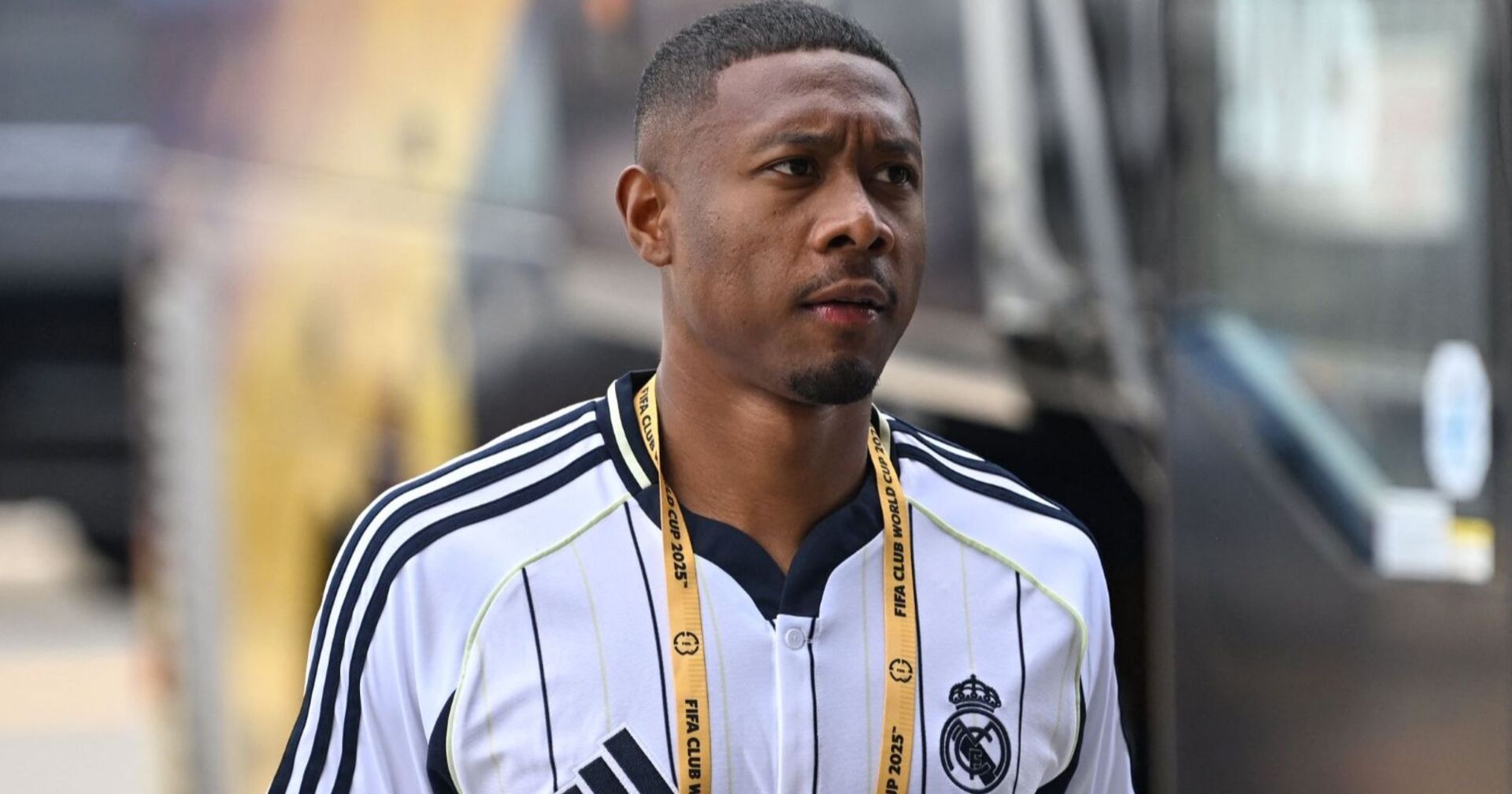 David Alaba im Trainingsshirt von Real Madrid während der Klub-WM-2025