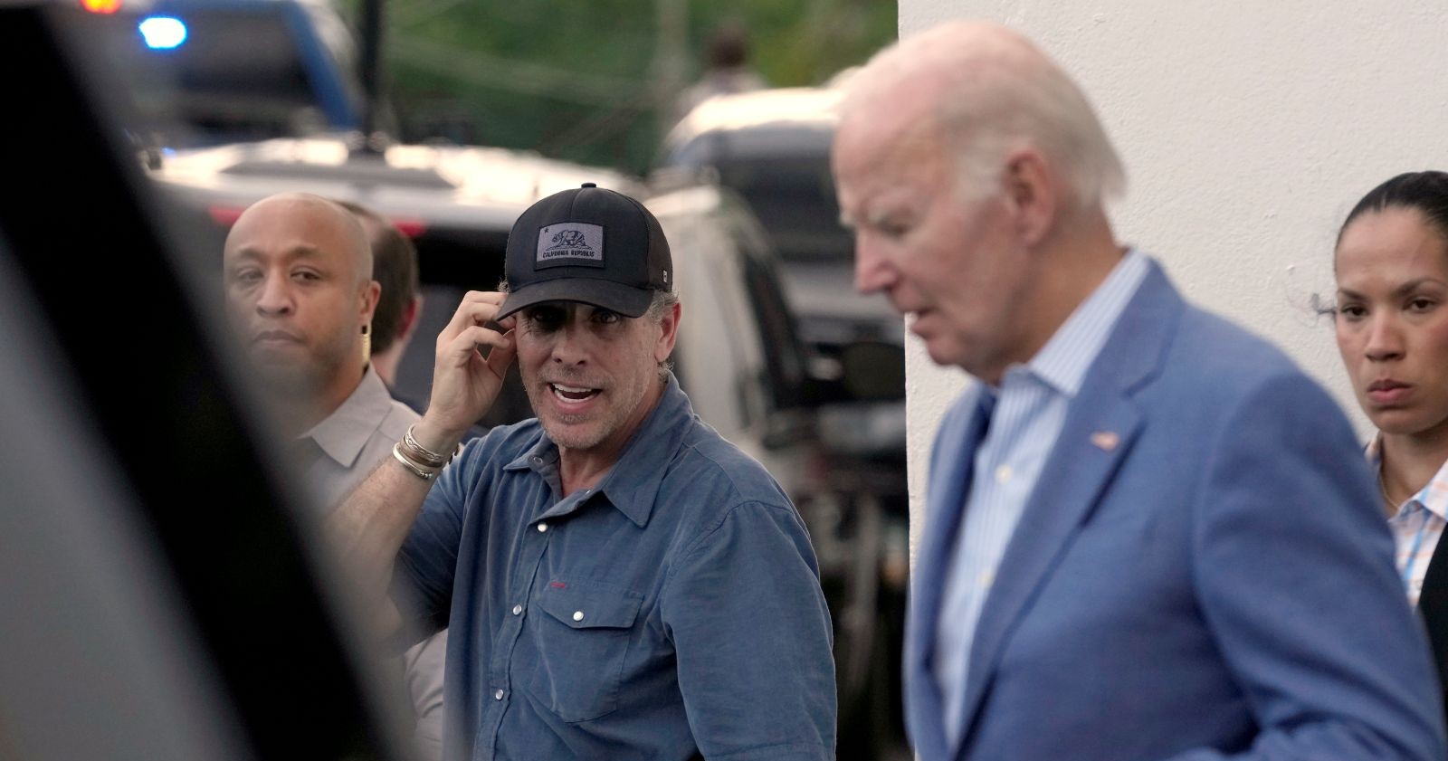 Hunter Biden neben seinem Vater Joe Biden
