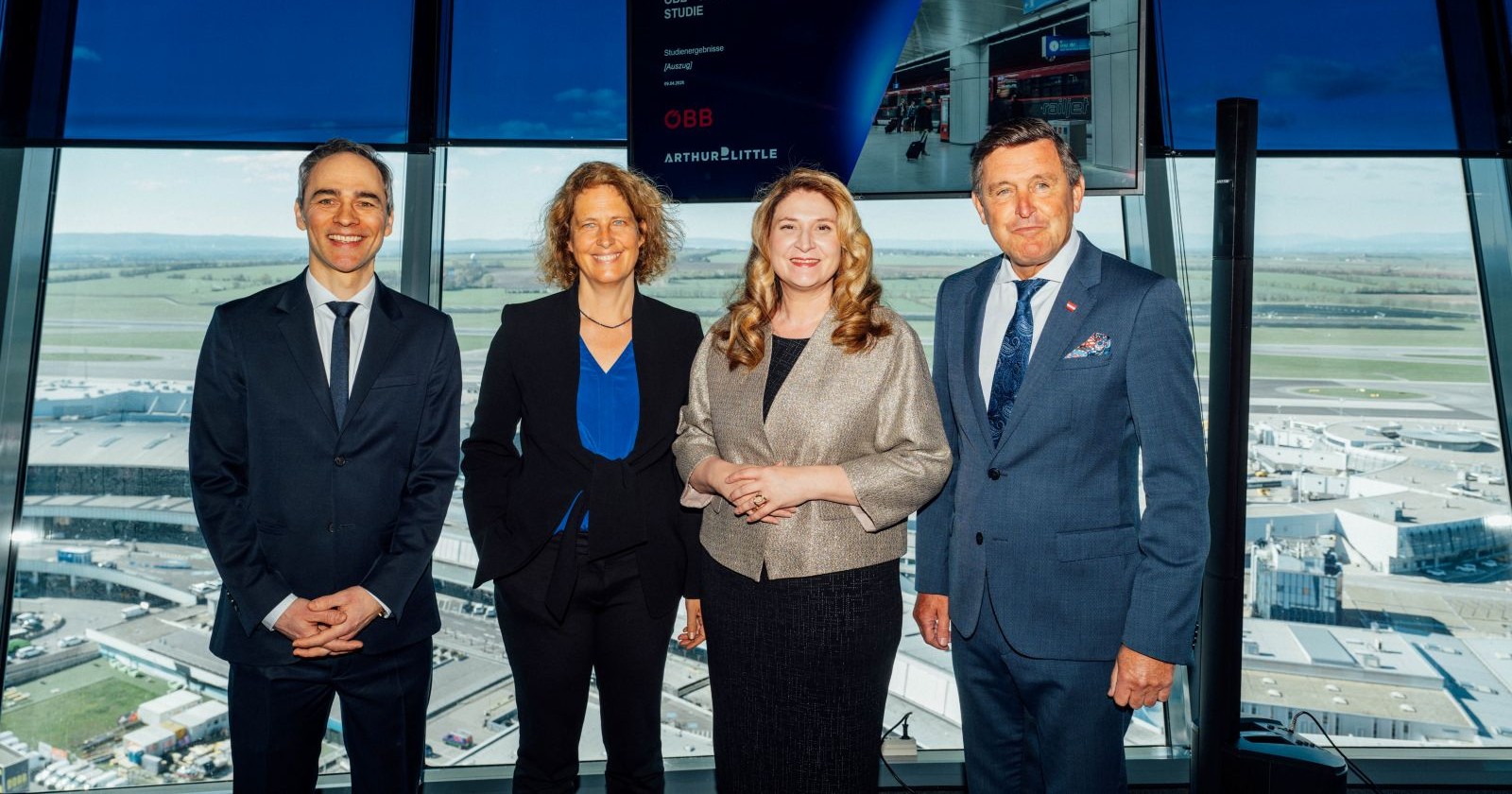 Quartett bei der ÖBB_Präsentation