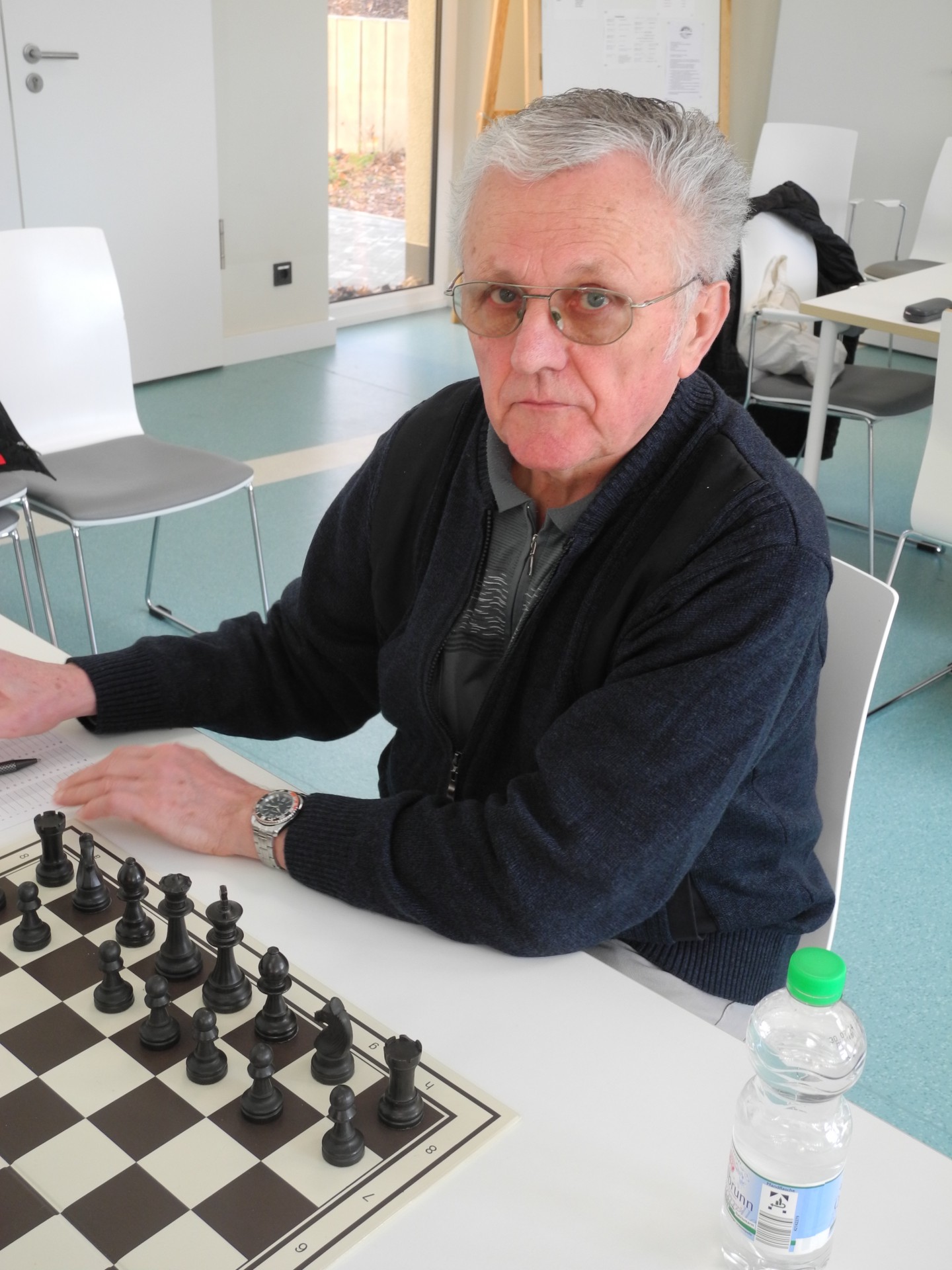 Harry Wittig schloss seine Partie mit einem schönen Matt ab