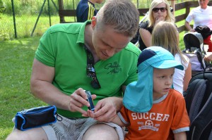 Guido Müller mit Sohn Theo