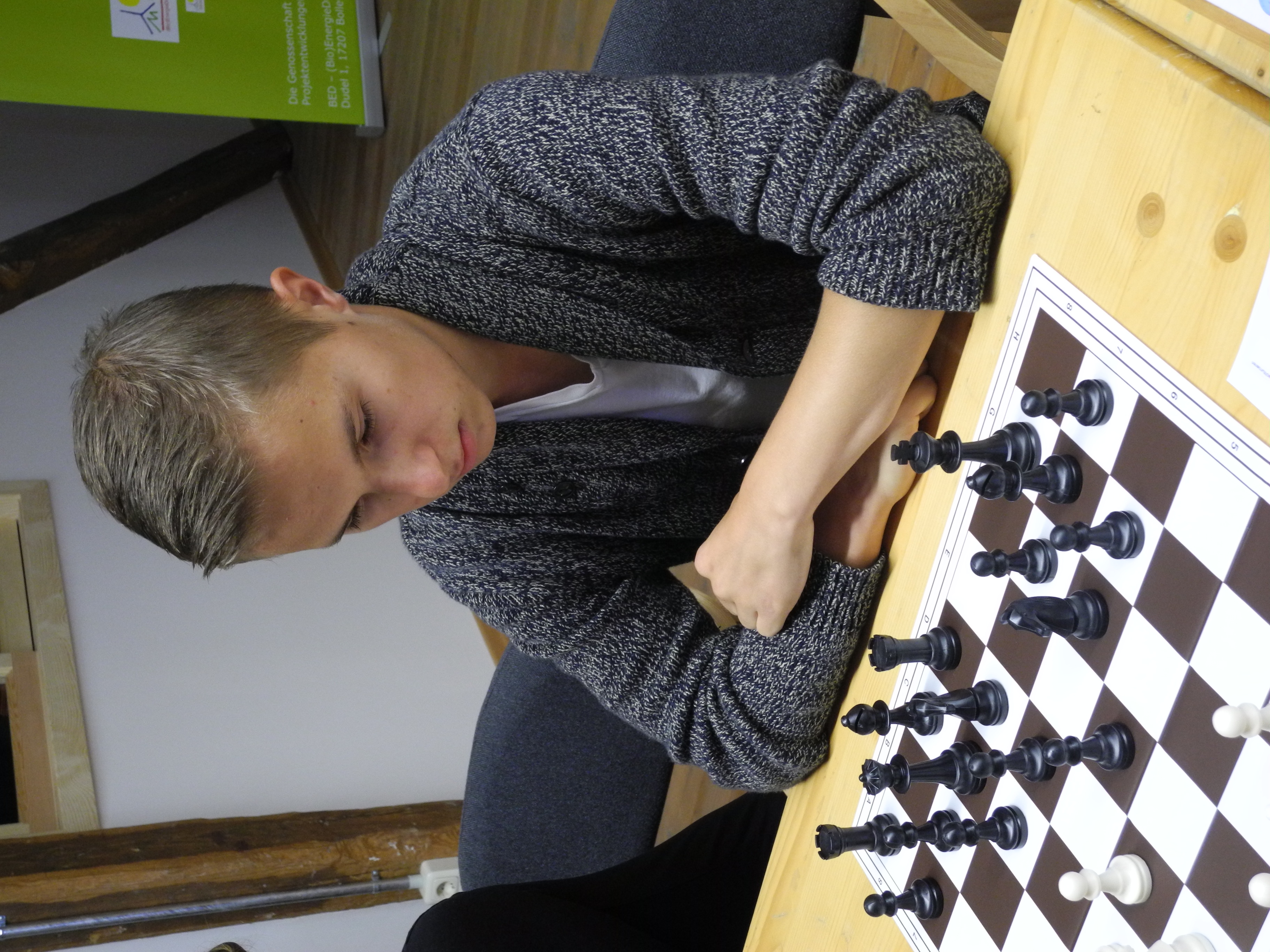 Kevin Zwerg gewann mit schönem Läuferopfer