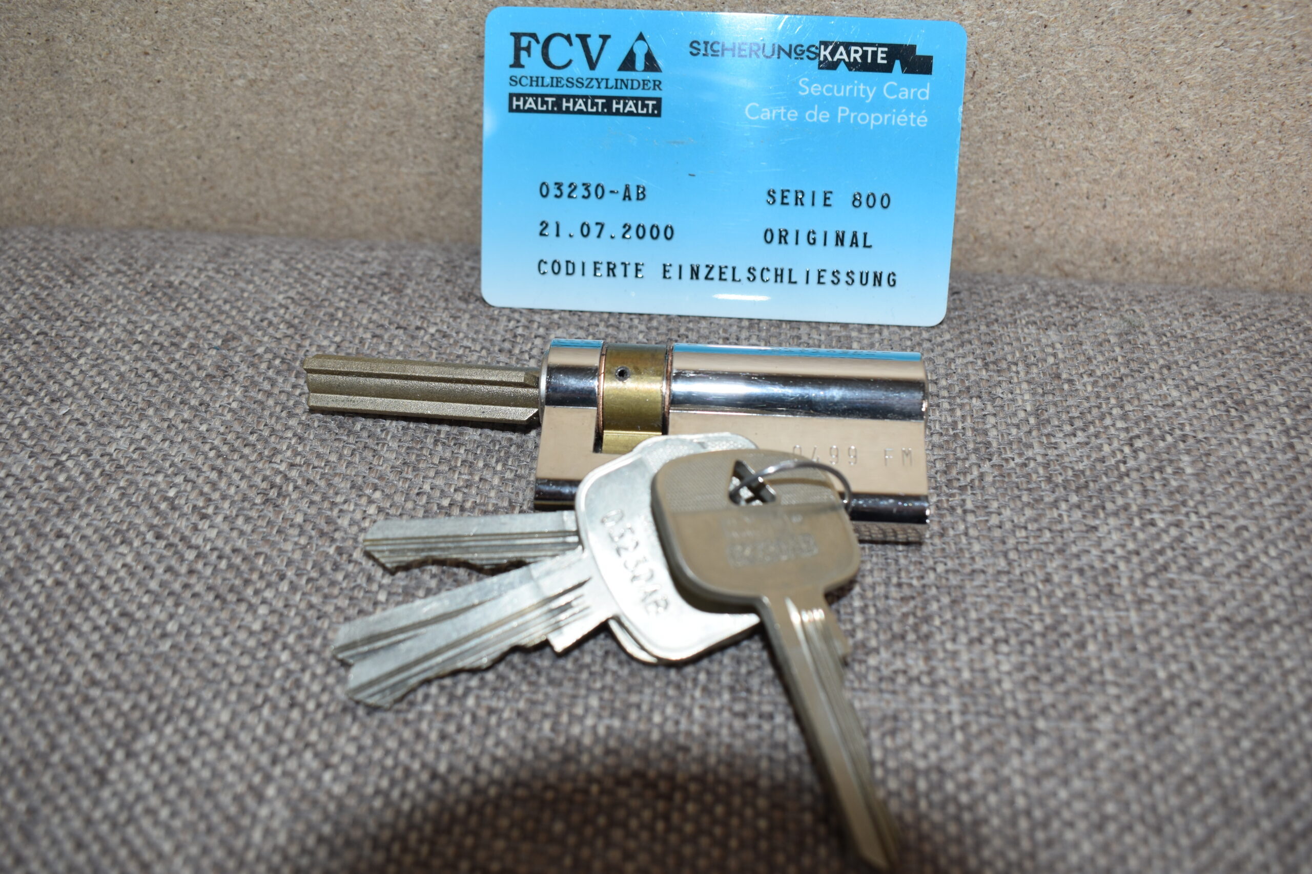 KAFLI Schließzylinder Fliethomatic-ZYL 860