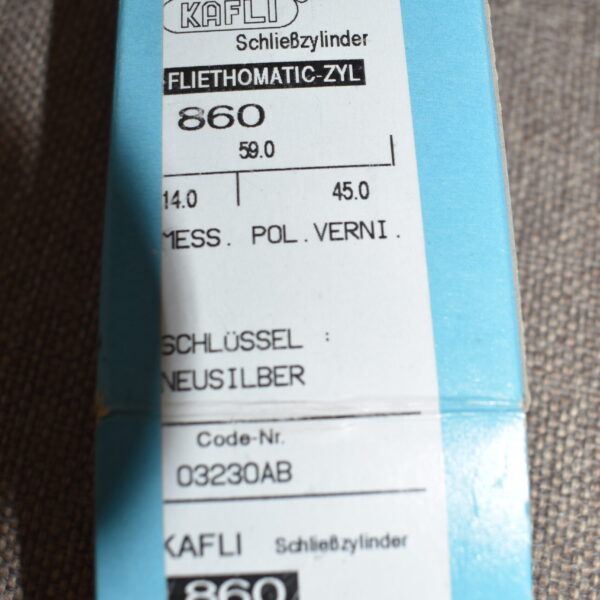 KAFLI Schließzylinder Fliethomatic-ZYL 860