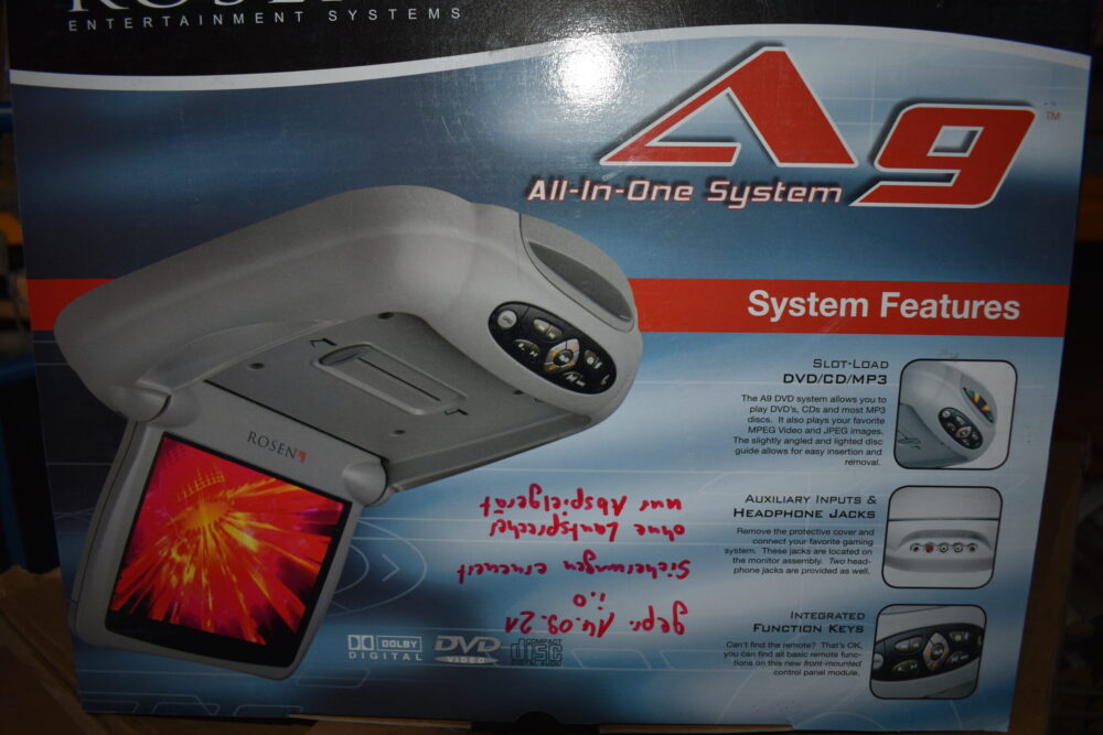Rosen Entertainment Systems A9 DVD Player