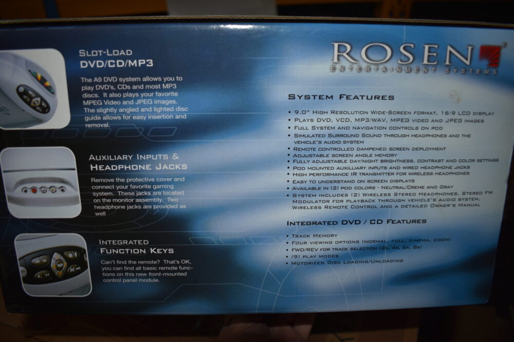 Rosen Entertainment Systems A9 DVD Player