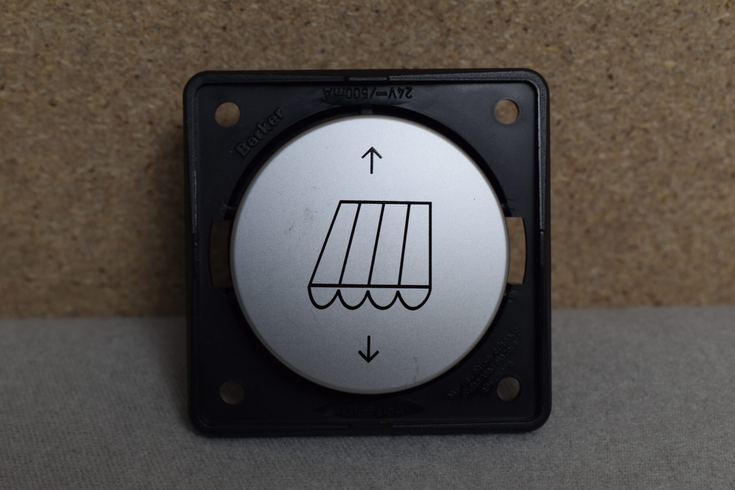 Berker Markisen Wippschalter Silber matt