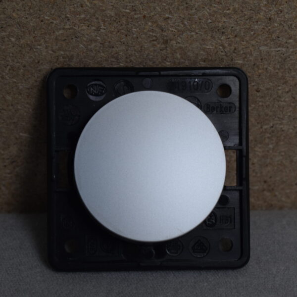 Berker Wippschalter ohne Symbol 21563 Silber matt