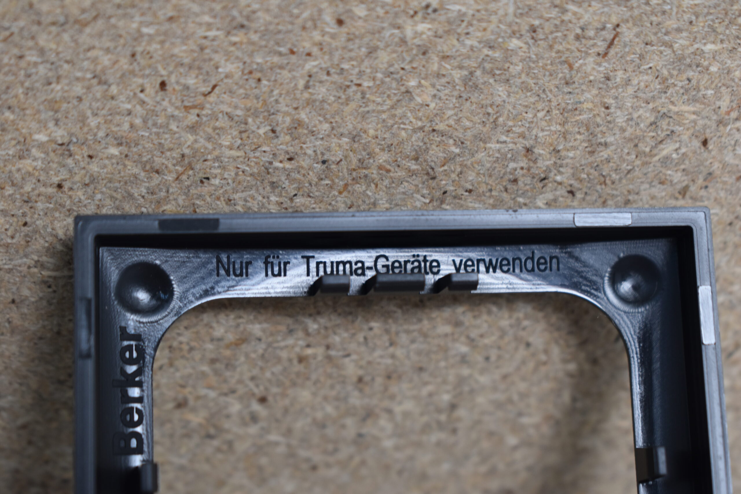 Berker Rahmen 1fach schwarz