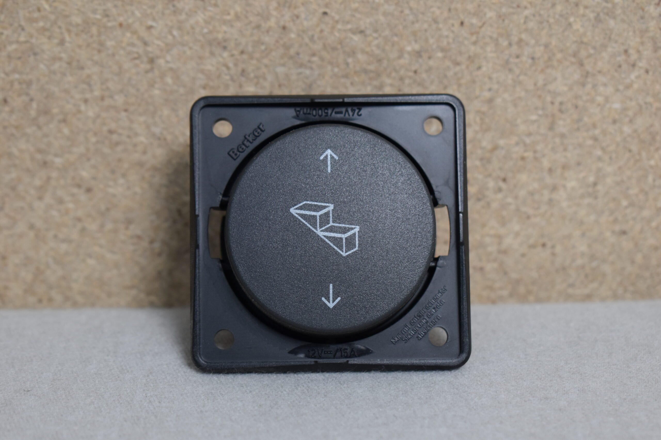 Berker Wippschalter Trittstufe schwarz